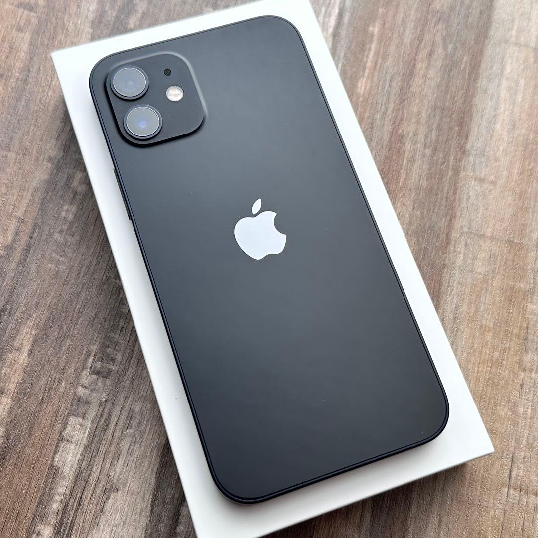 【美品☆】iPhone12 本体 Black 128GB SIMフリー