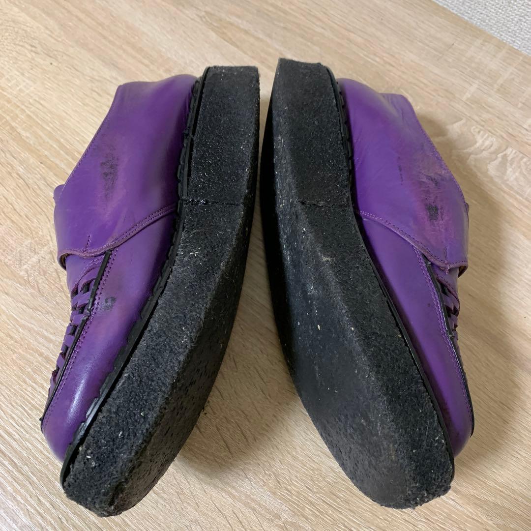 希少 e coxラバーソール(パープル)UK8(中古品)お値引可能