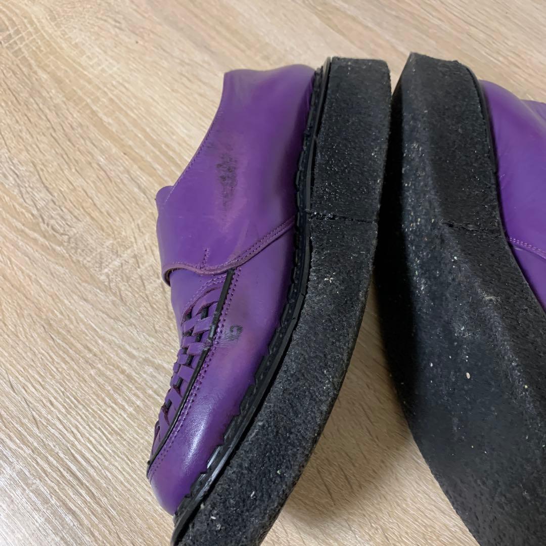 希少 e coxラバーソール(パープル)UK8(中古品)お値引可能