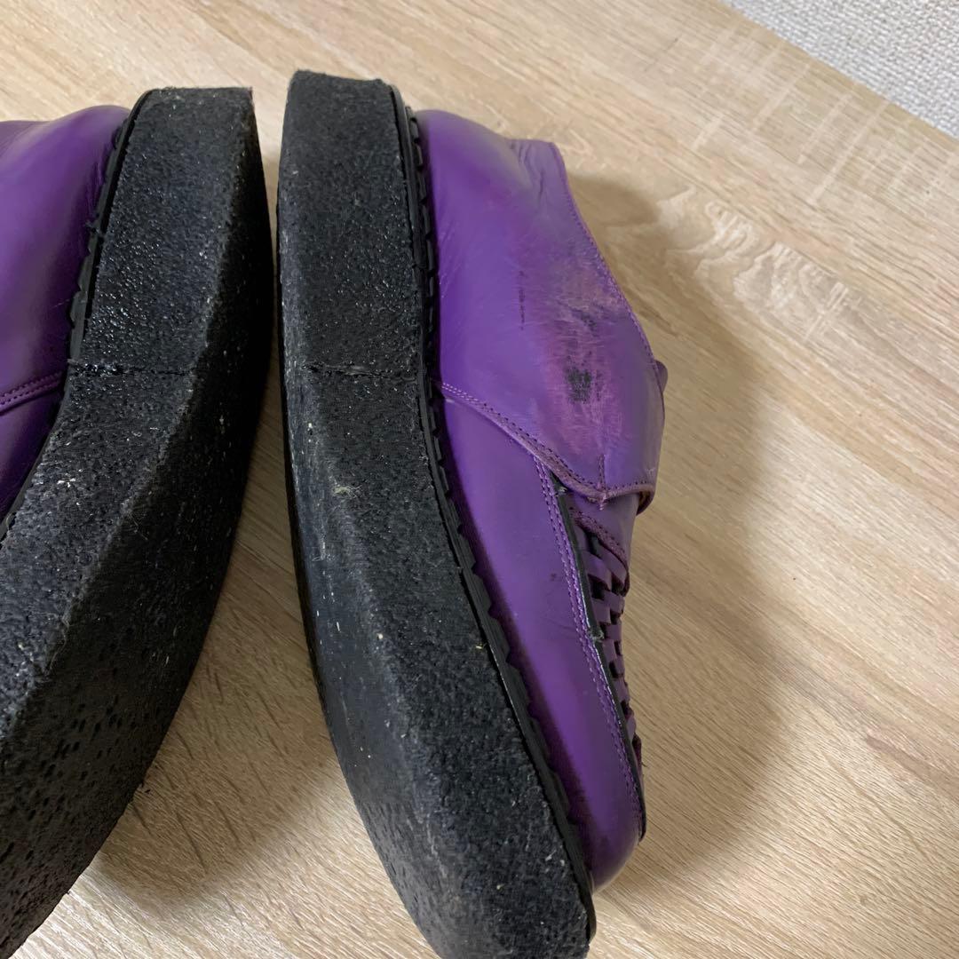 希少 e coxラバーソール(パープル)UK8(中古品)お値引可能