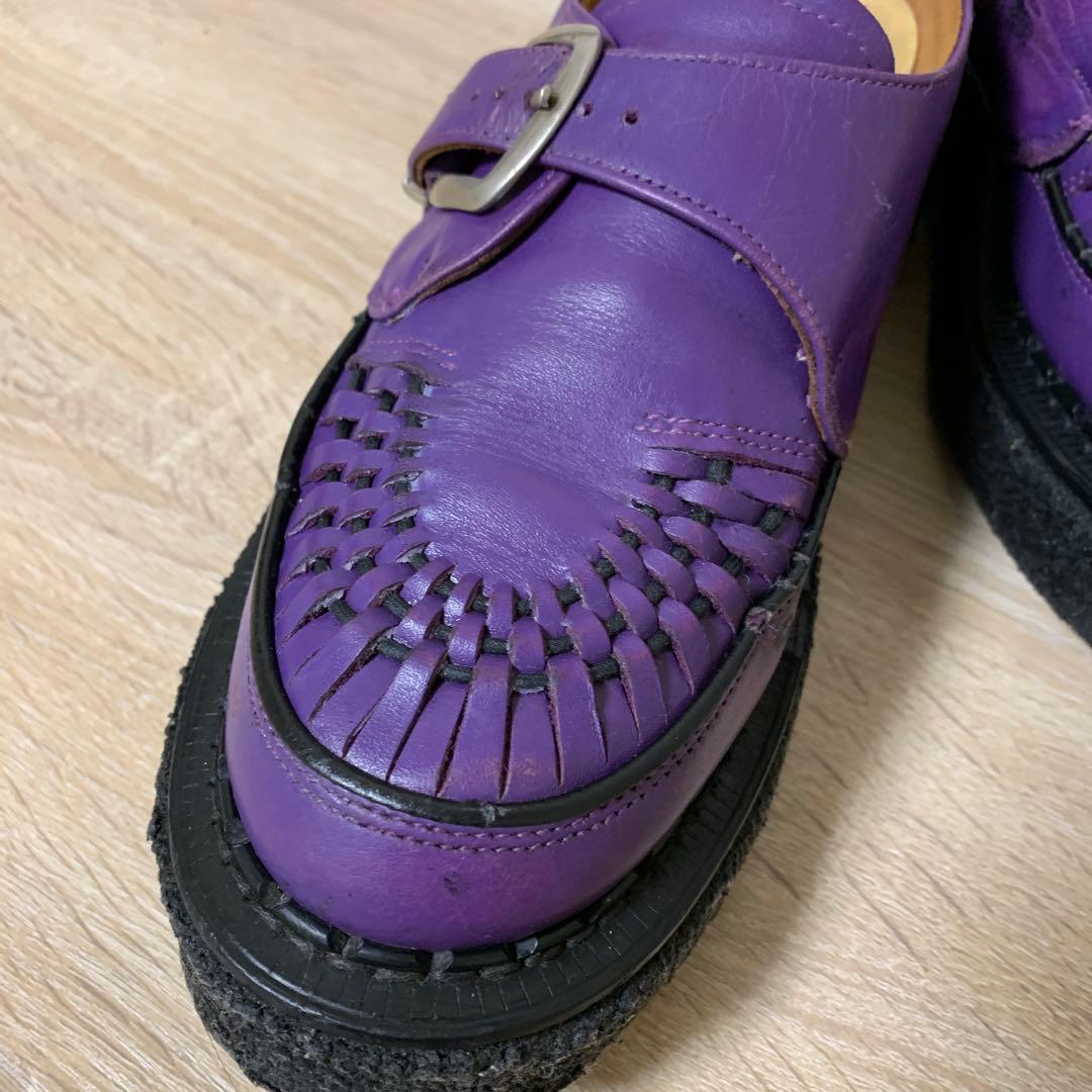 希少 e coxラバーソール(パープル)UK8(中古品)お値引可能