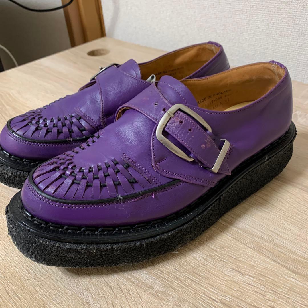 希少 e coxラバーソール(パープル)UK8(中古品)お値引可能