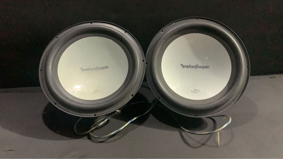 Rockford Fosgate 12インチウーファー 2個セット
