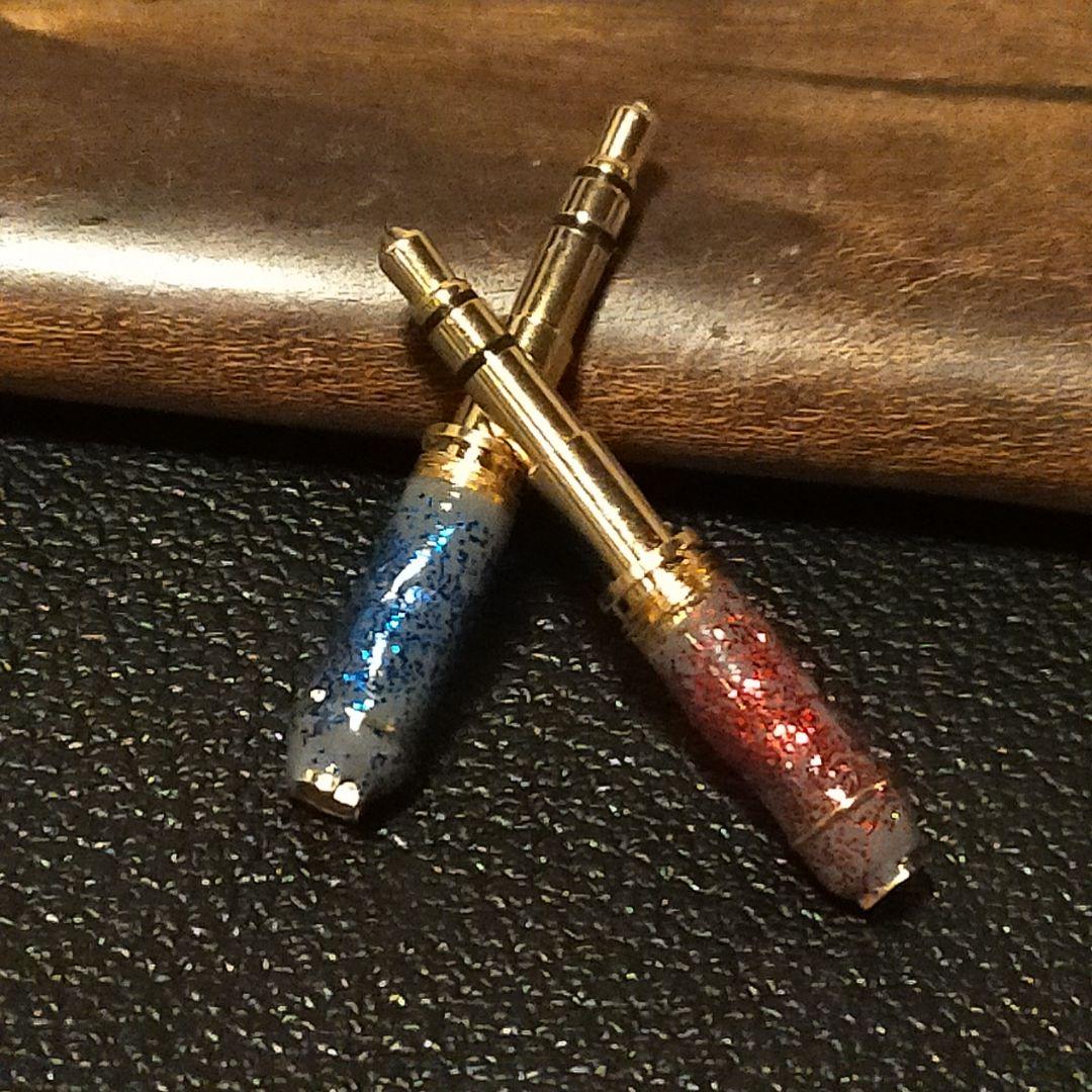 オーグライン+pt ロング 3.5mm ミニプラグ mmcx 変換