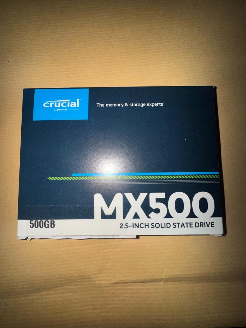 crucial MX500 500GB 2.5インチSSD　500G