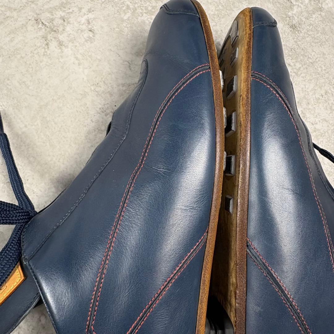 ルイヴィトン　LOUIS VUITTON レザー 本革　シューズ　7 ネイビー