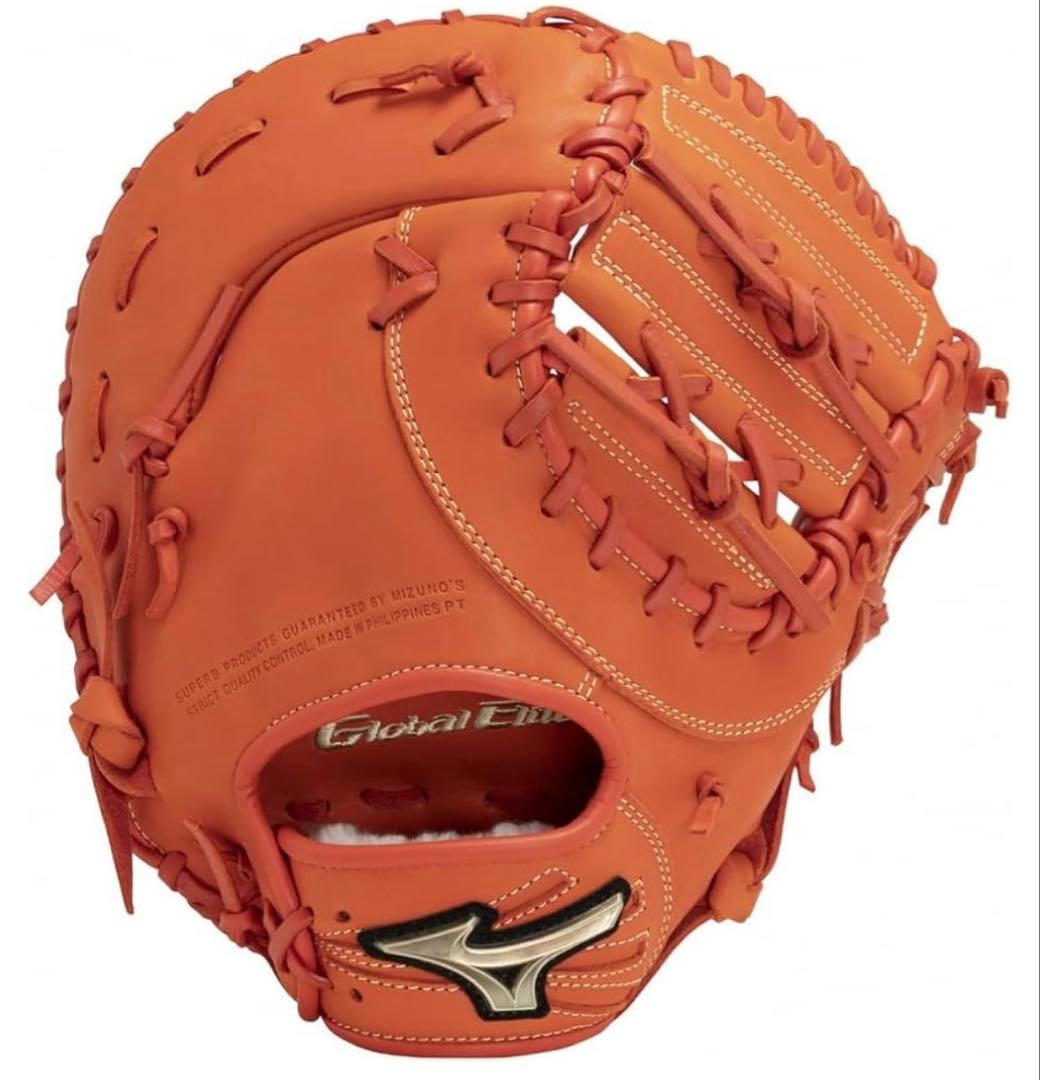 ギ*き様 新品 ミズノ ファースト用ミット 少年軟式用 RG グローバルエリート