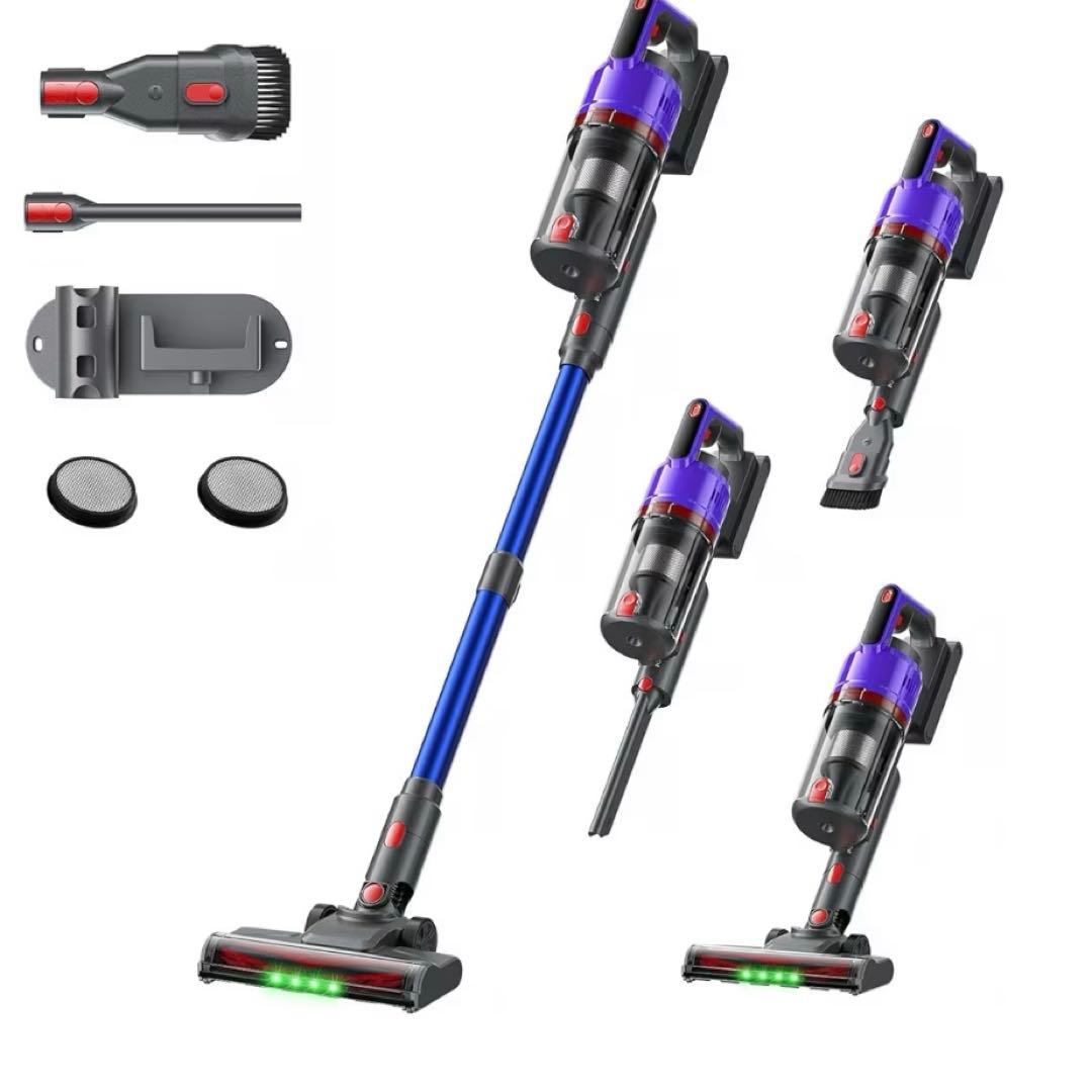 新品！掃除機 コードレス 強力吸引・55分連続稼働軽量 スティック クリーナー