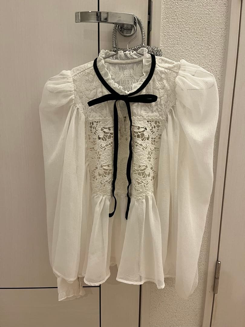 [スナイデル] エンブロイダリー　楊柳ブラウス SWFB234269