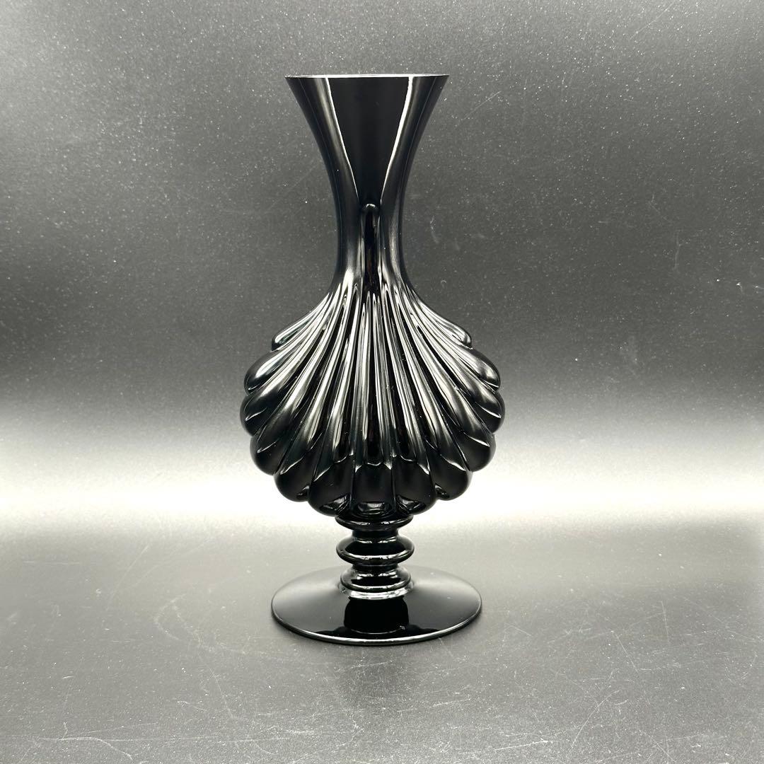 Baccarat バカラ プリマベーラ フラワーベース 花瓶 ブラッククリスタル
