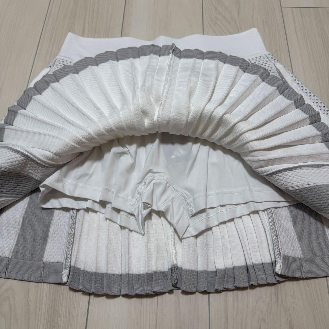 アディダス セットアップ フリース ジャケット スカート プライムニット 白