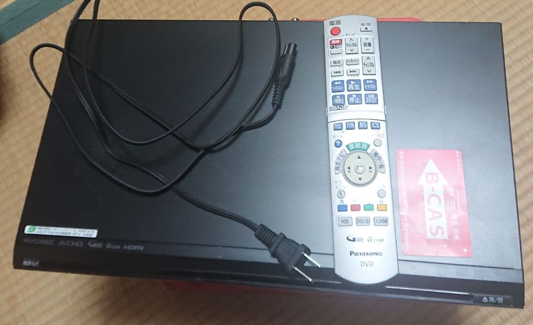 Panasonic DVDレコーダー中古品 美品
