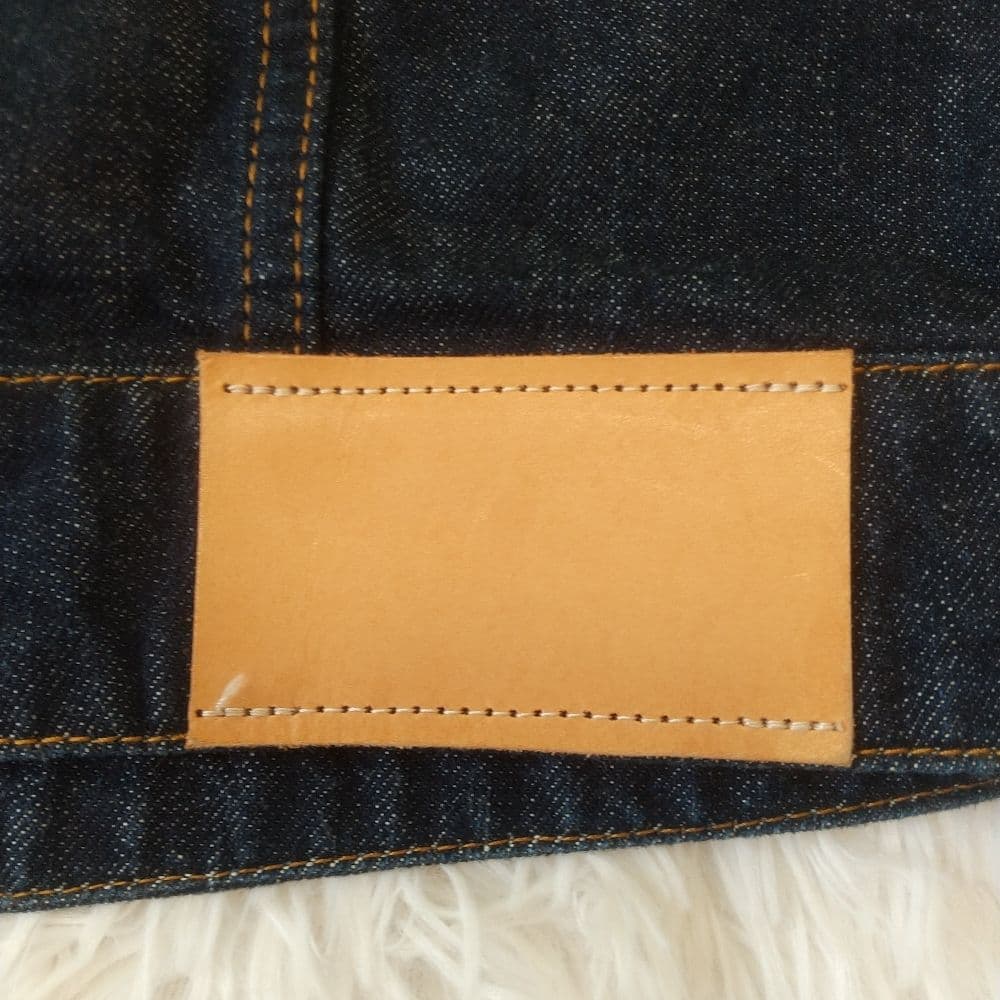 si-si-si confort デニムジャケット バンドカラー インディゴ M