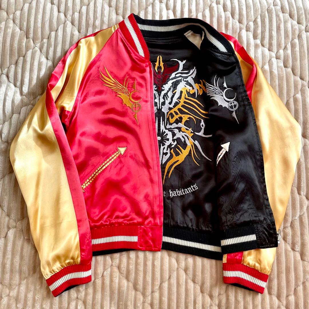 GACKT スカジャン リバーシブル 年代物 USED mediumサイズ レア