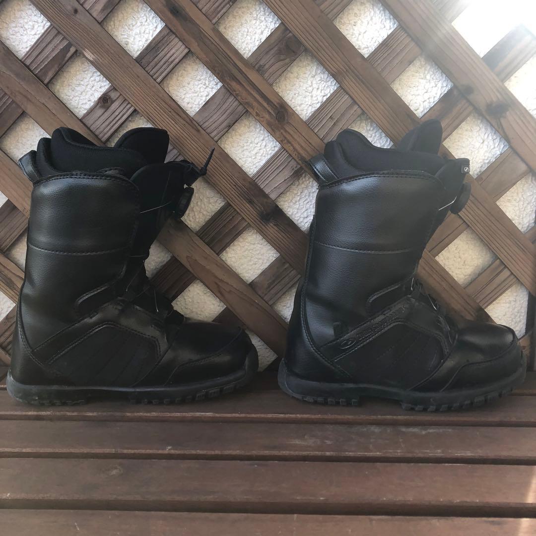 ZUMA　スノーボードブーツ　黒　23.0cm　ダイヤル式　ブラック