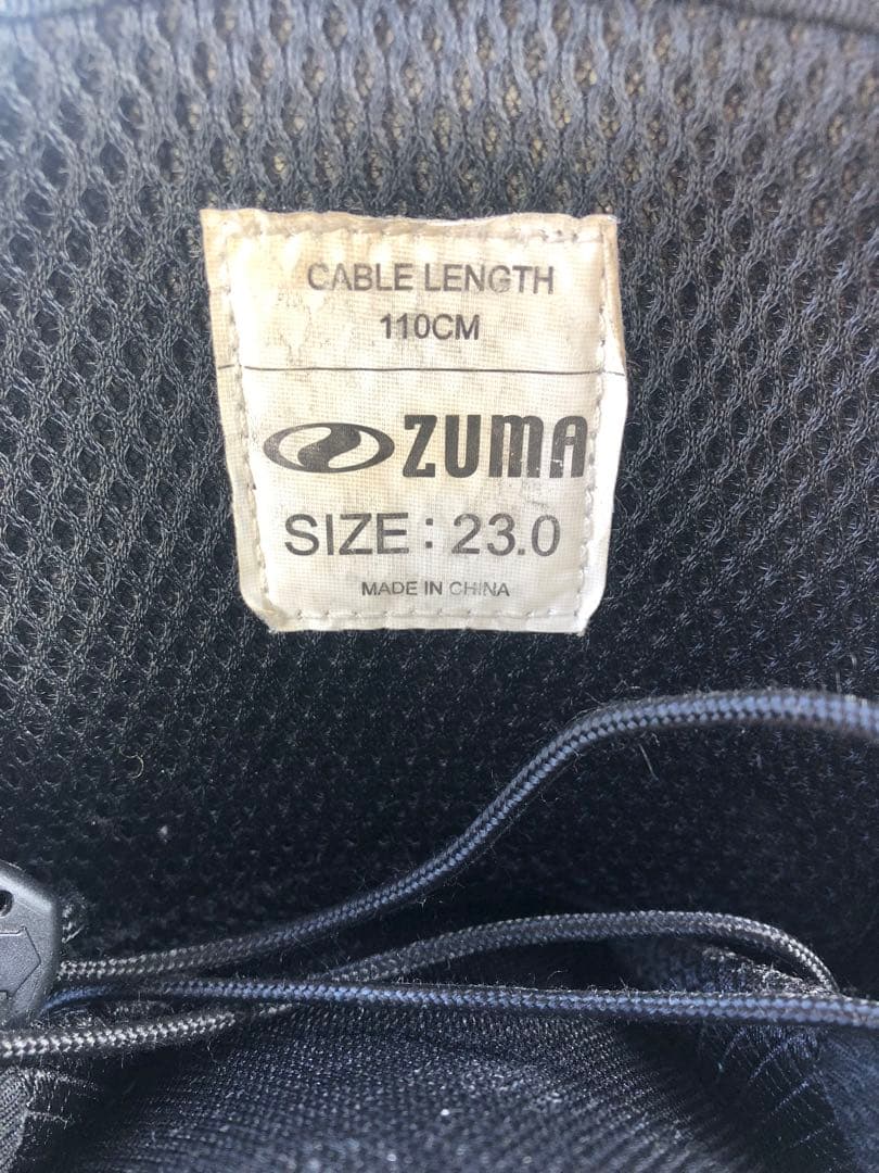 ZUMA　スノーボードブーツ　黒　23.0cm　ダイヤル式　ブラック