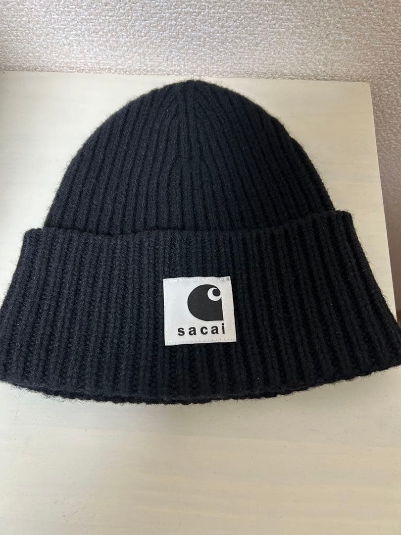 sacai×カーハート　ニット帽
