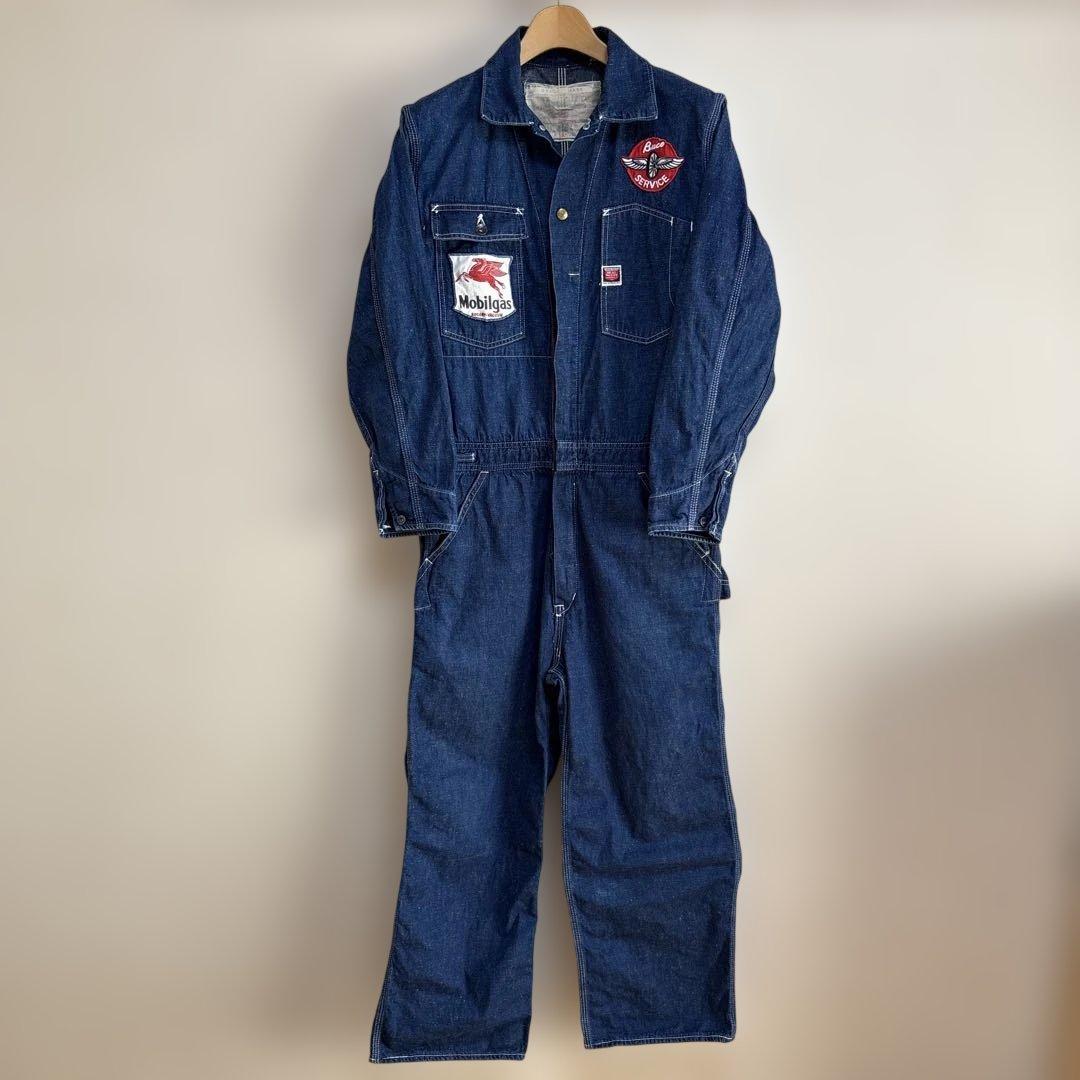 THE REAL McCOY'S デニムオーバーオール(オマケ付き)