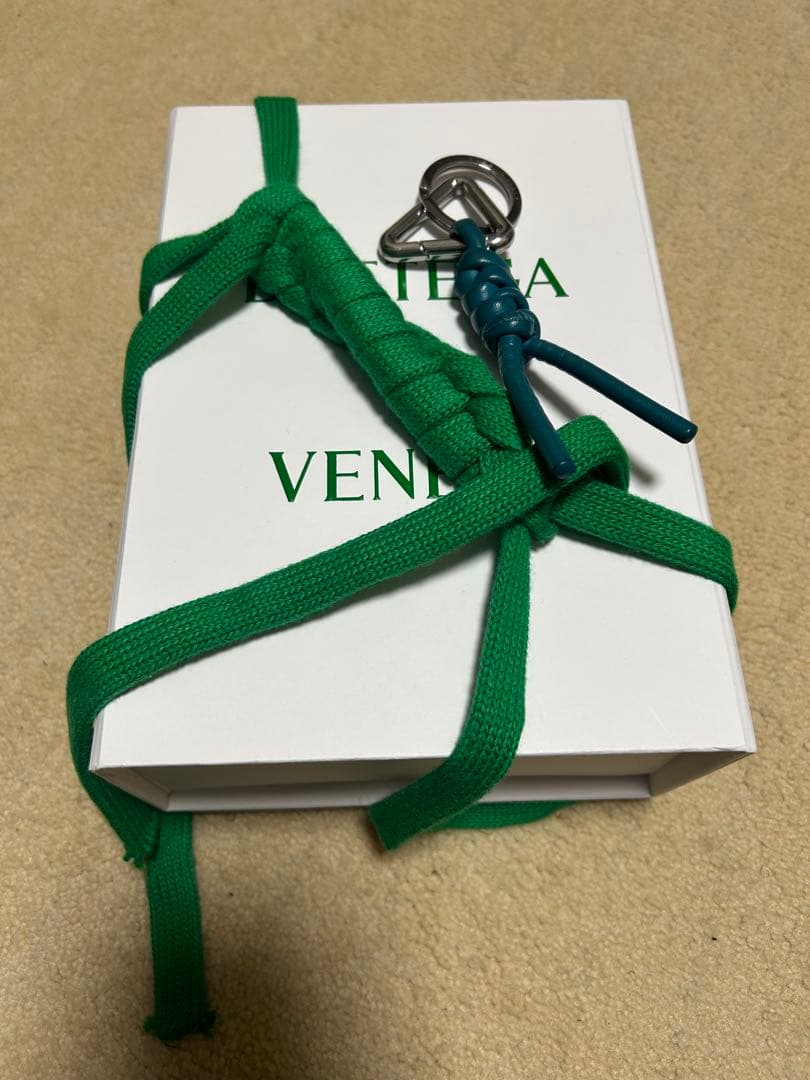 BOTTEGA VENETA グリーン キーホルダー