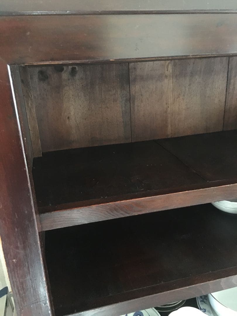 木目が美しい水屋箪笥 明治・大正期