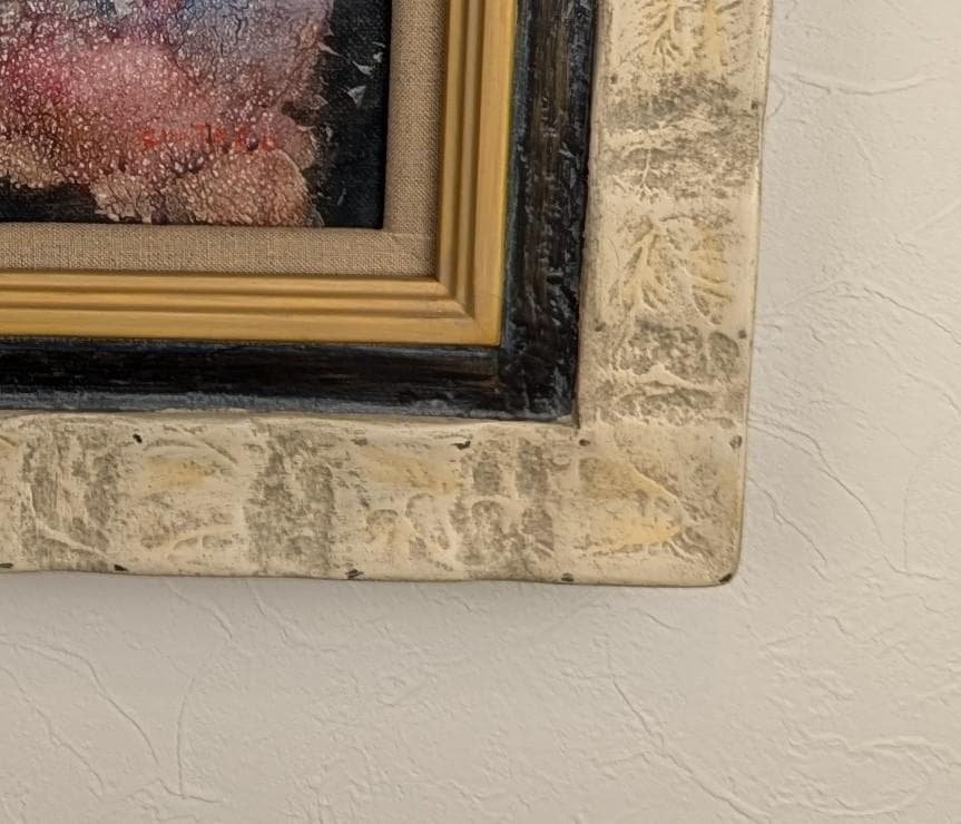 藤岡しんたろう　『空の散歩者』　油彩画　[肉筆・真作保証]