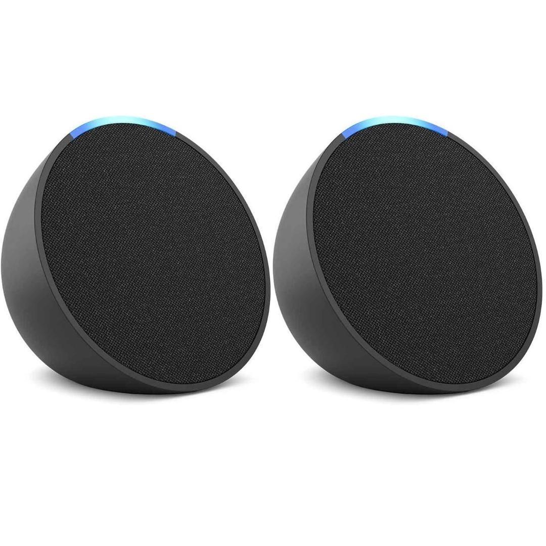 【新品未使用】Echo Pop with Alexa《チャコール》2個