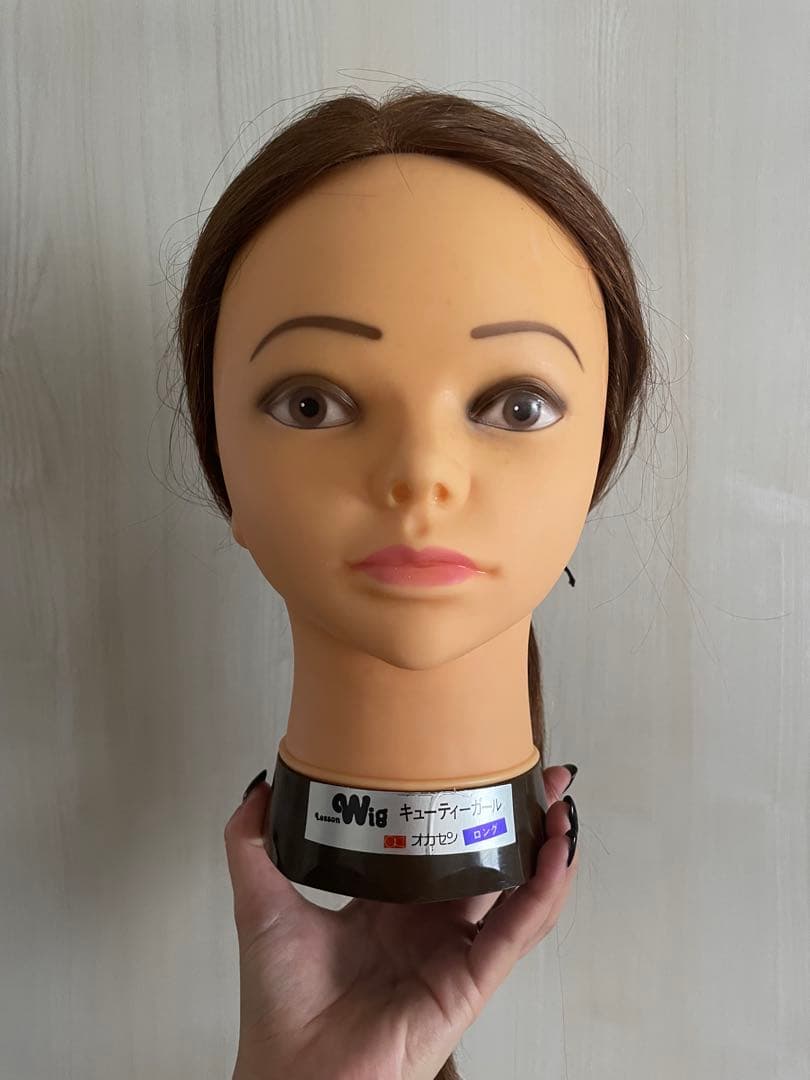 オカセン　キューティーガール　ロング　練習用ウィッグ　マネキン