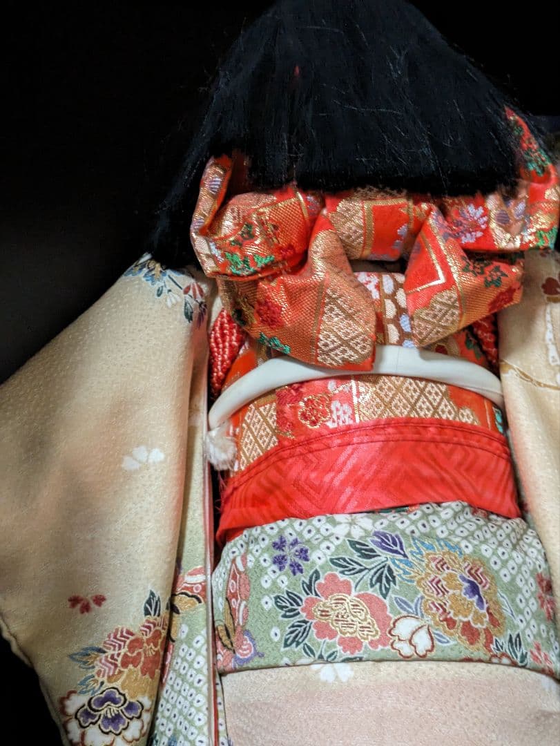 松乾斎東光作　市松人形　42センチ銀座かぶきや