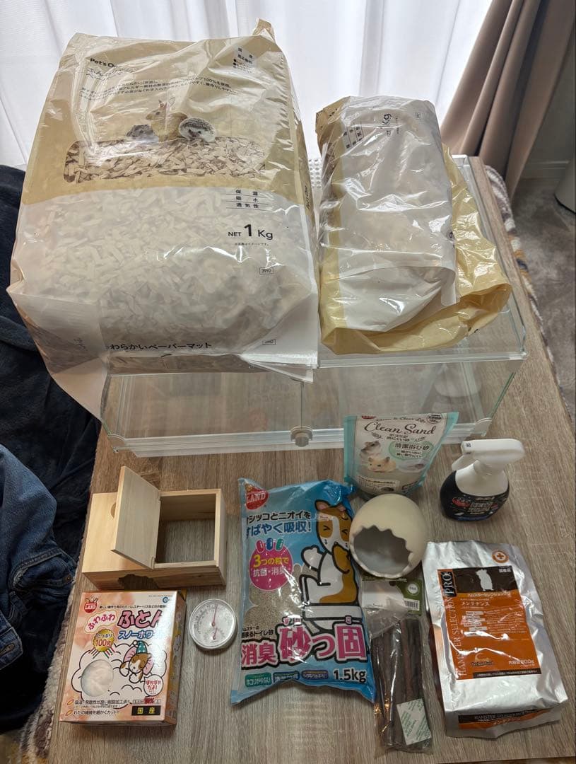 グラスハーモニー600 & ハムスター飼育グッズセット