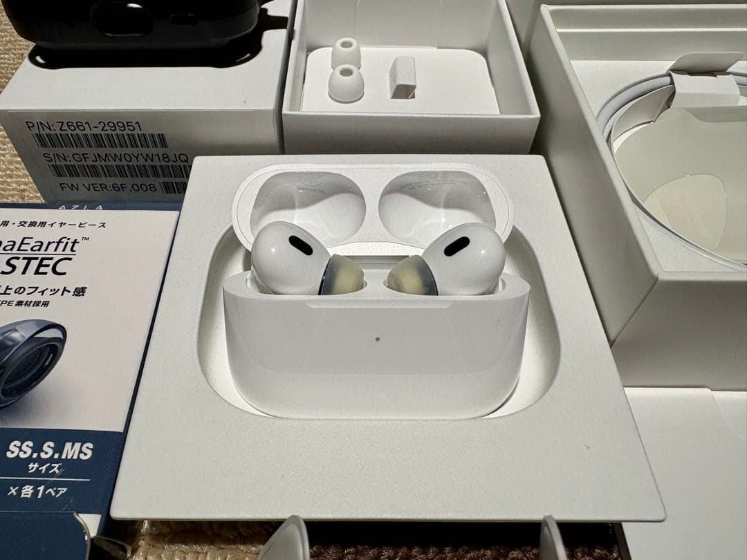 【美品&付属品完備】AirPodsPro 第2世代 lightning