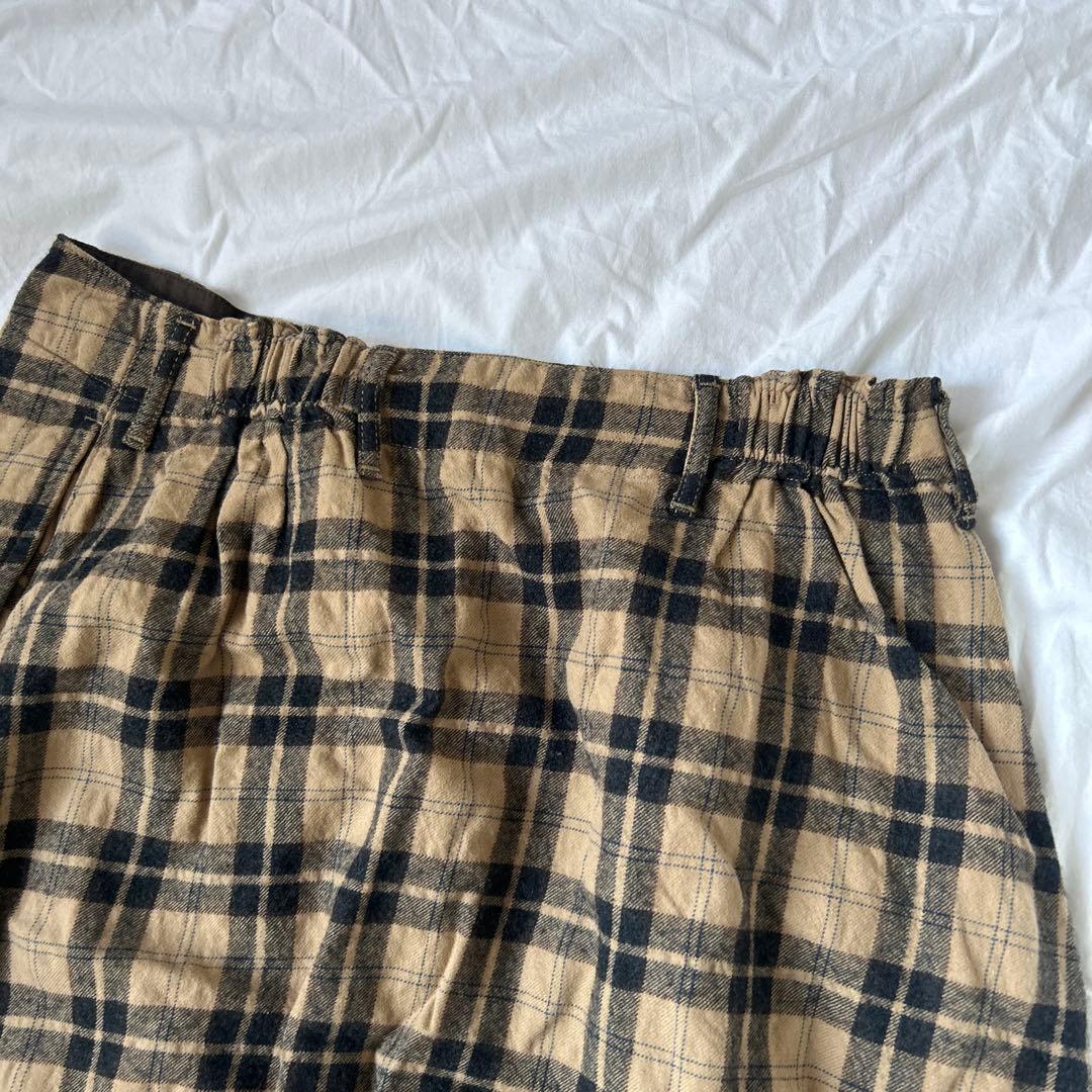 キャピタル　ウールタータンチェックサルエルパンツ サイズ1 KAPITAL