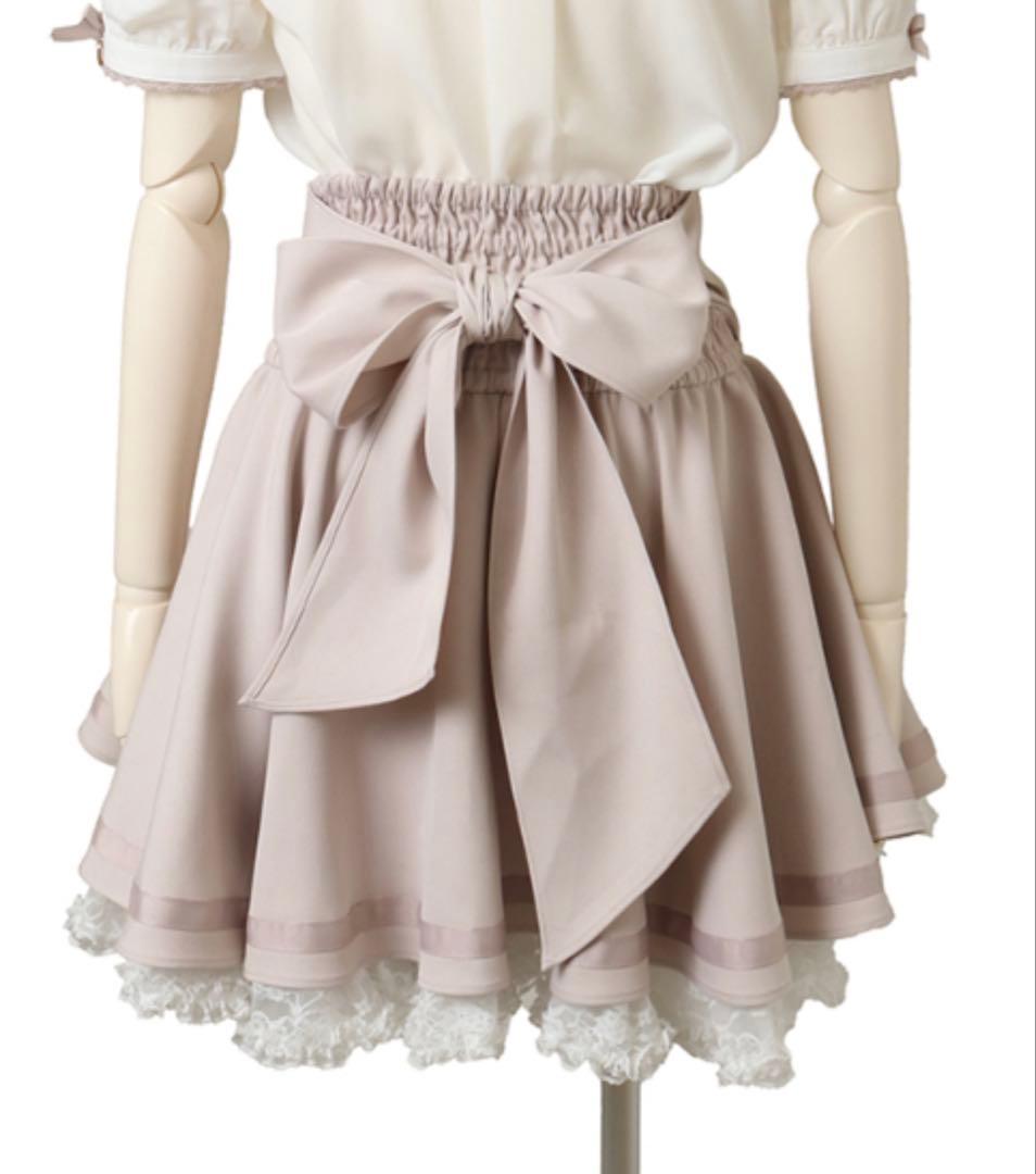 リズリサ　LIZ LISA リボンボリュームフレアスカート