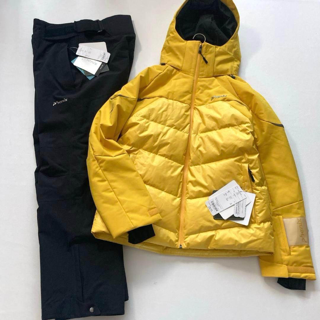 【新品タグ付】phenix スキーウェア上下セット ハイブリッドレガシー 黄×黒