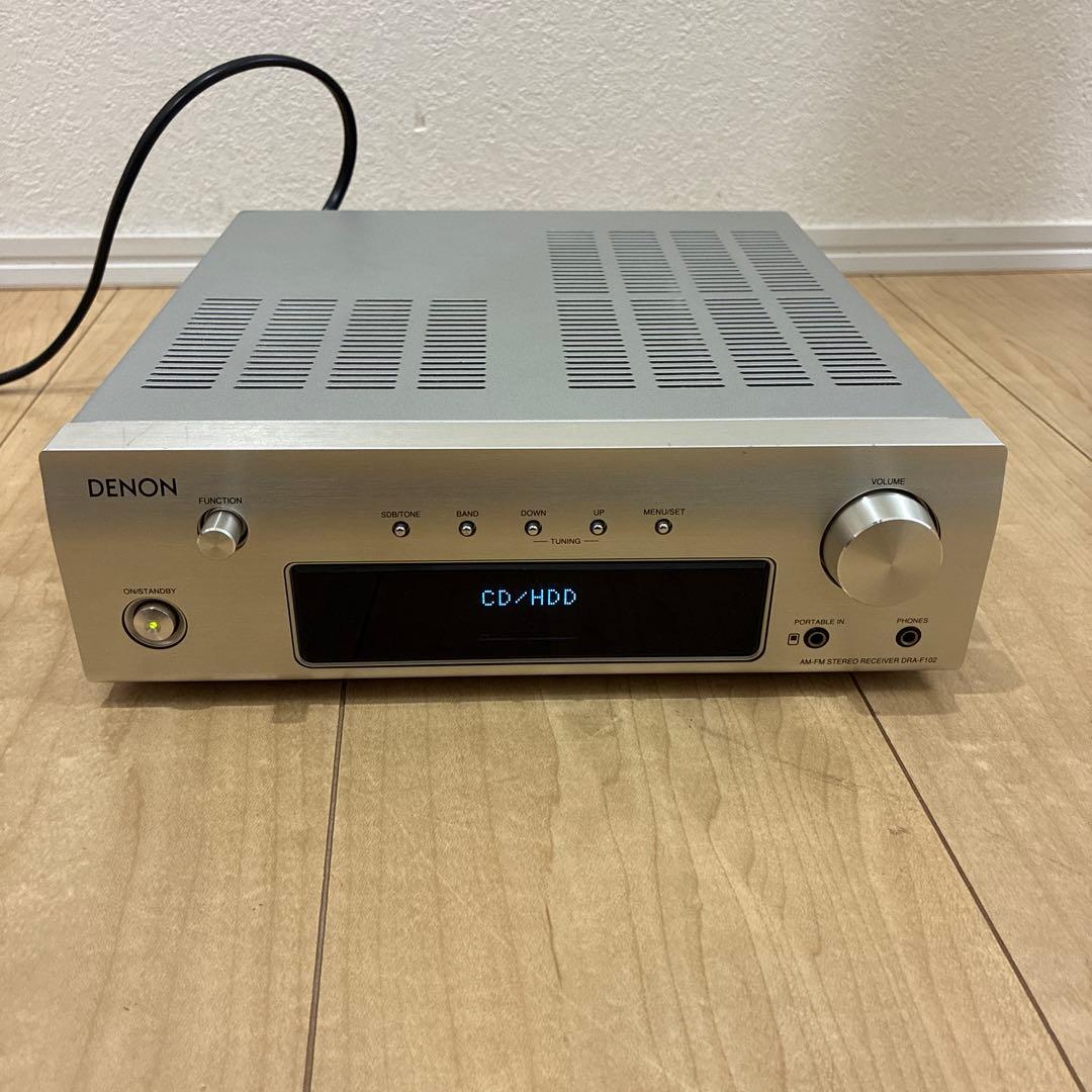 いい音！PHONO端子有り　DENON アンプ　DRA-F102