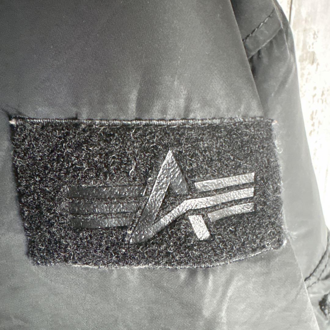 【ALPHA】アルファ CWU ミリタリーフライトジャケット M ブラック▲□