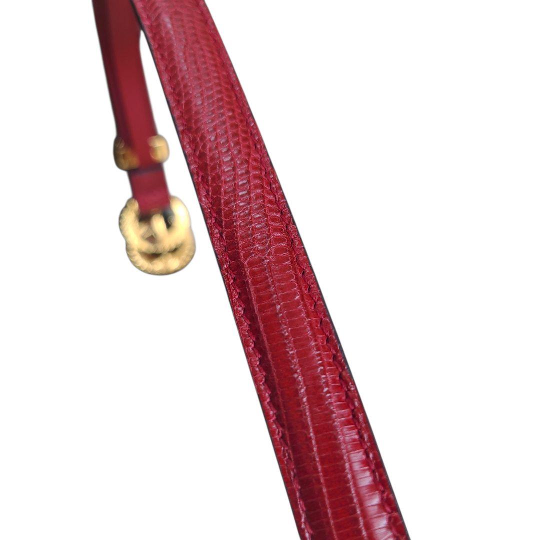 ✨新品未使用✨GUCCI　グッチ　ベルト　ダブルG　パイソン　スリムベルト