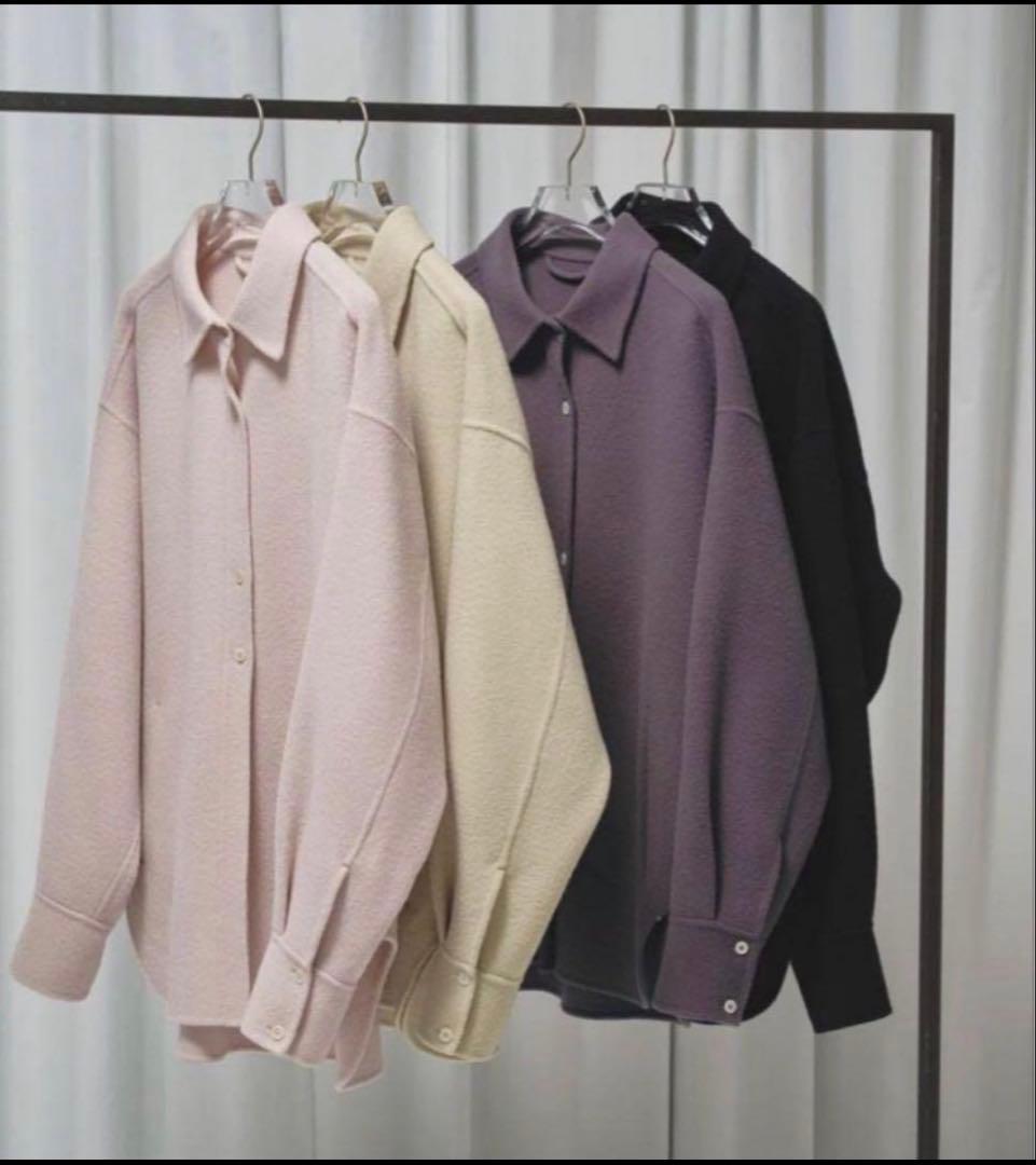 TODAYFUL Wool Shirts Jacket ベビーピンク　36