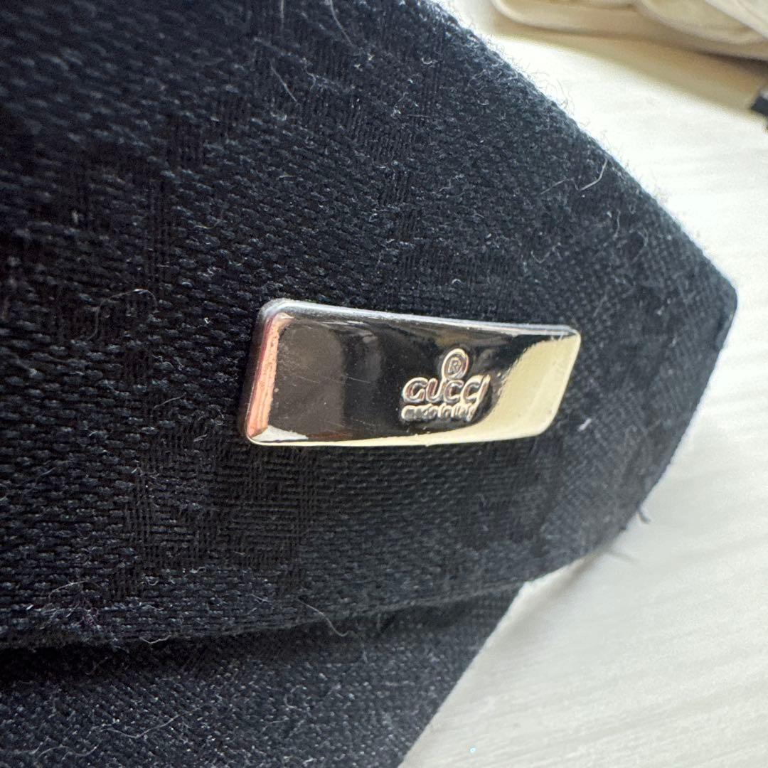 Gucci GGパターン ブラック サンバイザー