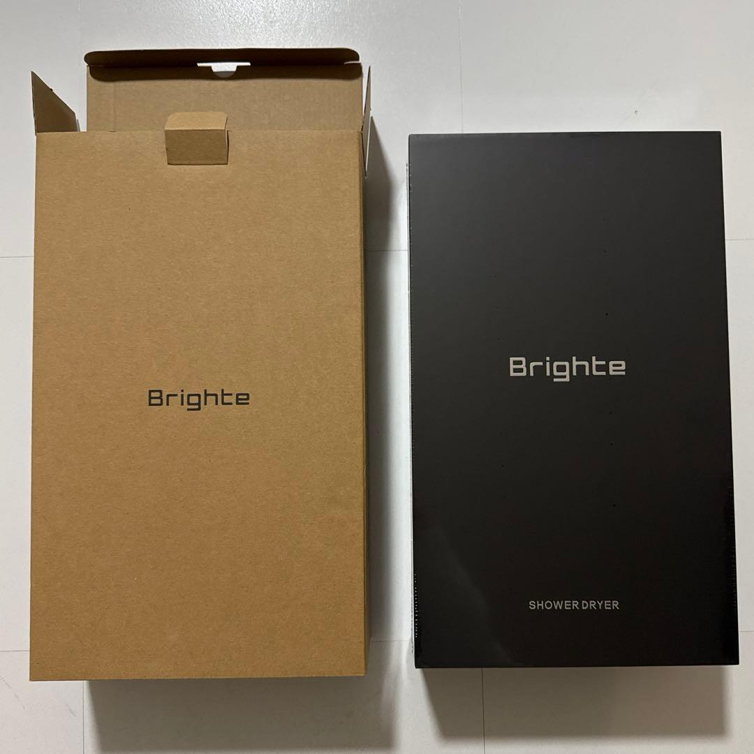 【新品未開封】Brighte SHOWER DRYER ブラック セラム付き