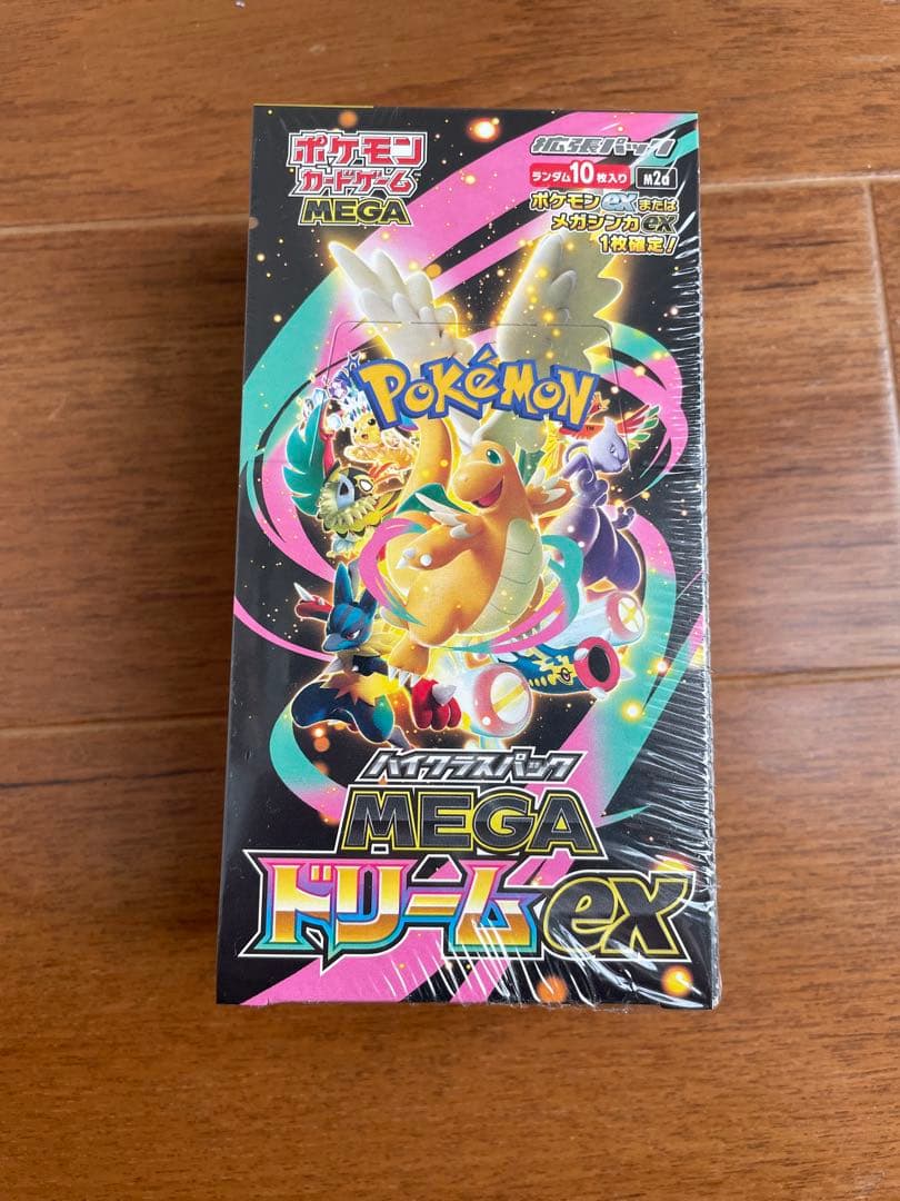 新品未開封　ポケモンカードゲーム MEGA ドリームex シュリンク有り