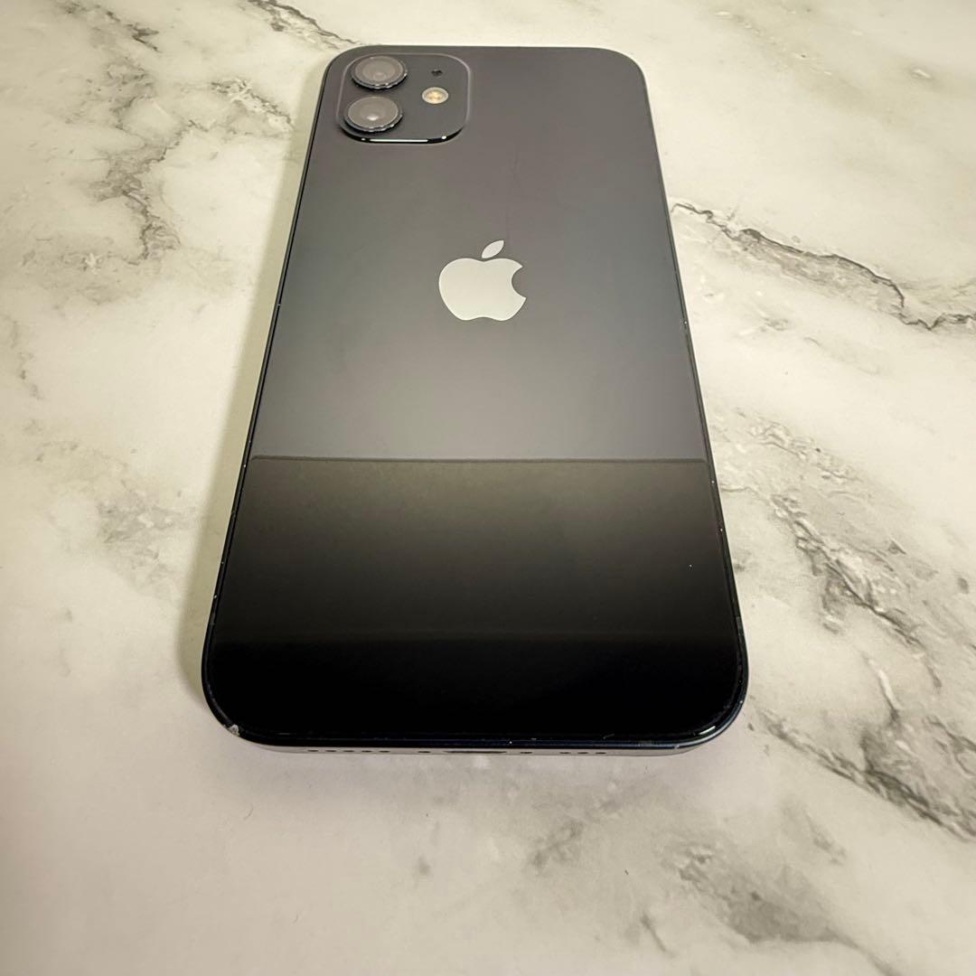★バッテリー100% iPhone 12 128GB ブラック　SIMフリー