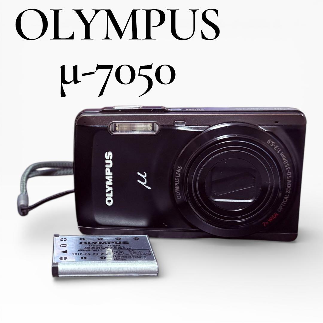 【極美品/動作OK】OLYMPUS μ-7050 ブラック オリンパス