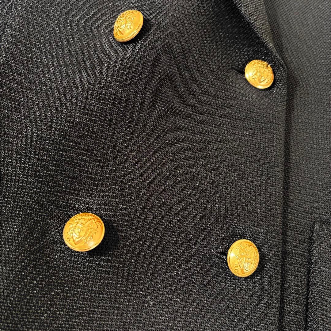 770未使用級✨アルアバイル カラミダブルコンパクトジャケット ブラック