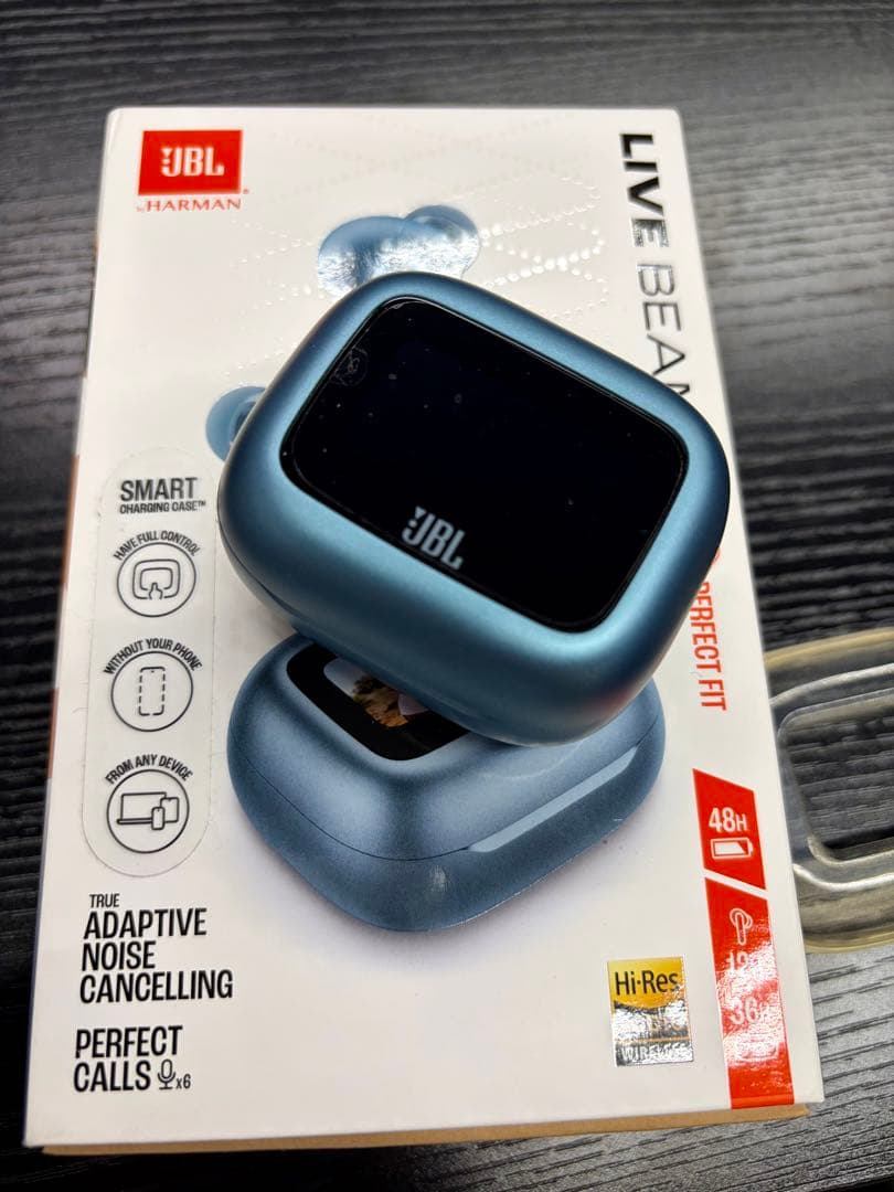 JBL LIVE BEAM 3 ブルー ワイヤレスイヤホン
