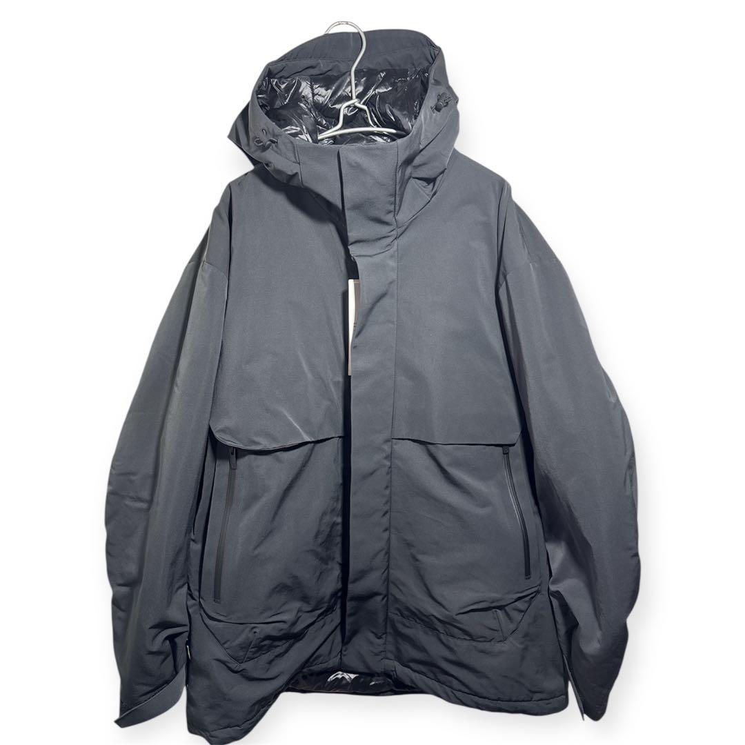 +J ハイブリッドダウン オーバーサイズパーカ XLダークグレー新品未使用完売品