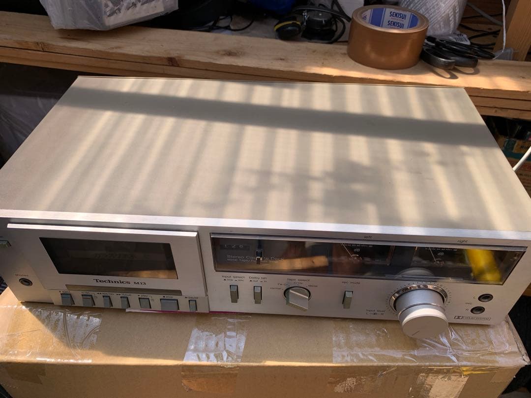 昭和レトロ Technics ST-8044GチューナーとM13 カセットデッキ
