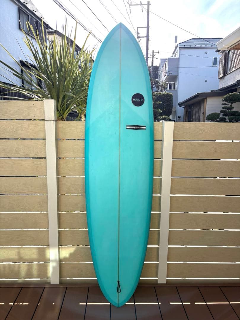 残り2時間最終価格　美品yuサーフボード6.11 ミッドレングス植田義則シェイプ