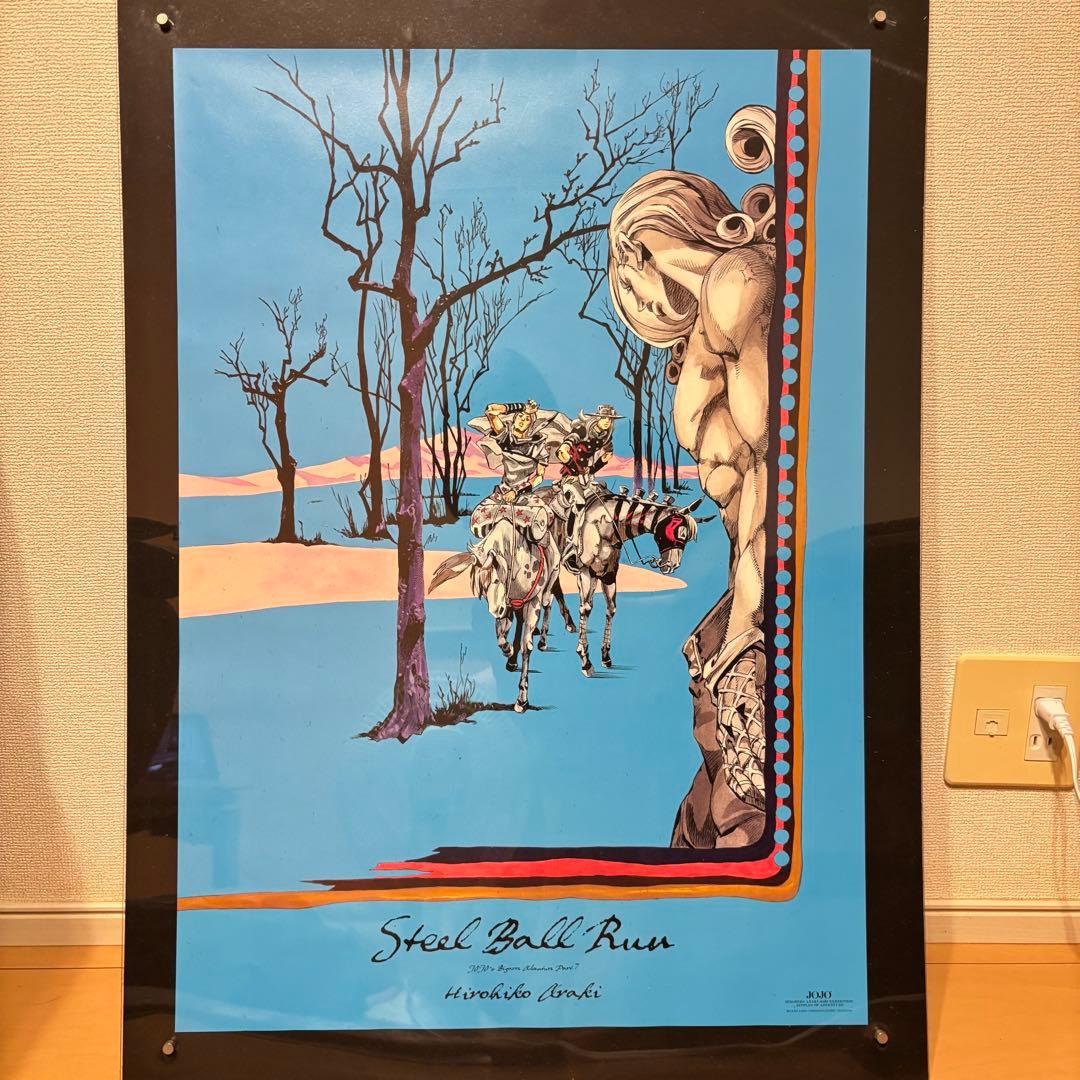 ジョジョ展 B2ポスター 第7部 ジョジョの奇妙な冒険　スティールボールラン