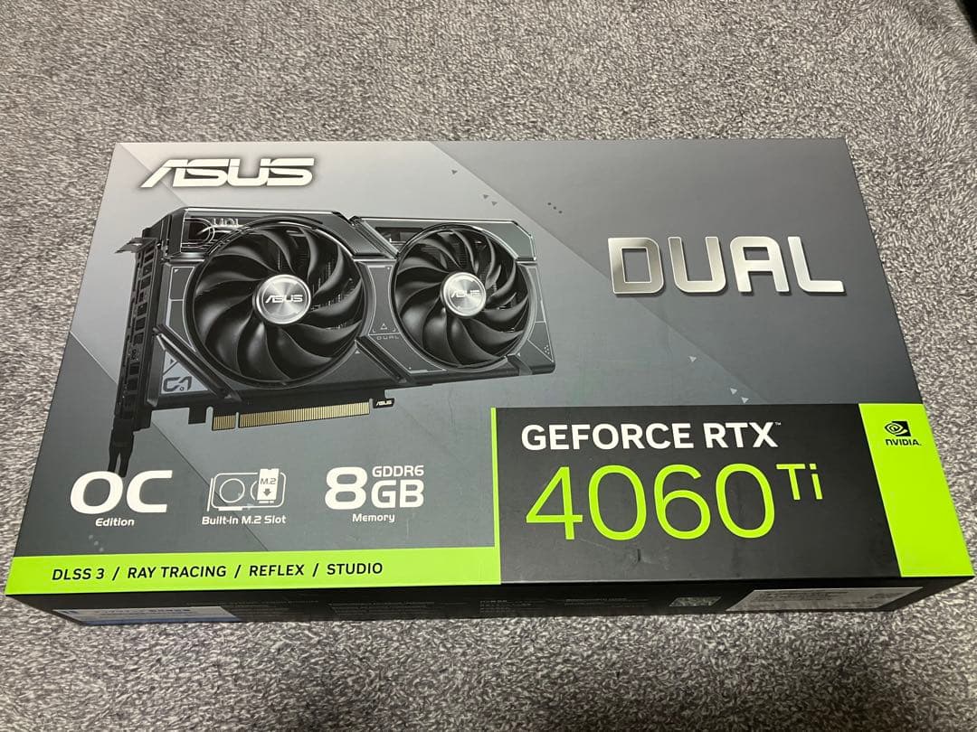 グラフィックボード・グラボ・ビデオカード ASUS GeForce RTX 4060 Ti OC M.2 Edition