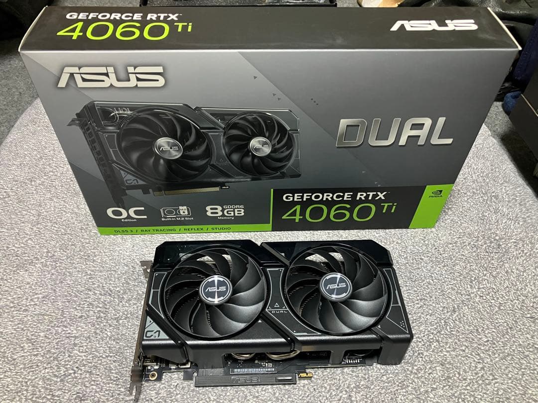 グラフィックボード・グラボ・ビデオカード ASUS GeForce RTX 4060 Ti OC M.2 Edition